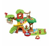 VTech - Tut Tut Animo, Arbre Cabane Interactif, Maison des Animaux, 4 Figurines, 1 Zone Magique, 2 Zones Surprises, Cadeau Enfant de 1 an à 5 Ans - Contenu en Français
