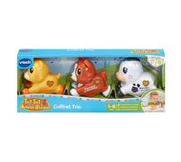 VTech - Tut Tut Animo Bisous Coffret Trio - 3 Animaux Interactifs à roulettes, Chat, Chien et Vache - Jouets Musicaux et Sonores à Collectionner - Cadeau Enfant de 1 an à 5 Ans - Contenu en Français