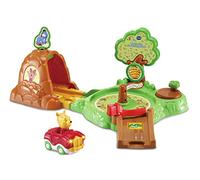 VTech Tut Tut Bolides bébé - Winnie l'ourson dans la forêt des Cent Matins - Kit de Jeu interactif avec Cabriolet Winnie l'ourson - pour Enfants de 1 à 5 Ans