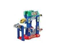 Vtech Tut Tut Bolides - Coffret Multi Cascades Jump Go 4 en 1 avec Jad - Version FR - Circuit Course voiture - Set Jouet et Carte