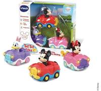 VTECH - Tut Tut Bolides - Coffret Trio Minnie/Mickey (Cabrio Minnie + Daisy + Mickey)