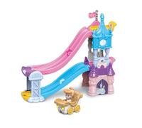 Véhicule Vtech Tut Tut Bolides Disney Princesses Château-toboggan enchanté avec Le carrosse mariage enchanté de Cendrillon Multicolore