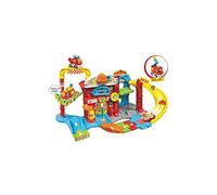 VTech - Tut Tut Bolides, Maxi Caserne de Pompiers avec Camion Louis SOS Incendie, Circuit Voitures Enfant, 4 Zones Magiques, Cadeau Fille et Garçon de 1 an à 5 Ans - Contenu en Français
