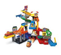 VTech - Tut Tut Bolides, Maxi Chantier Interactif avec Voiture Eden Camion Benne, Circuit Voitures Enfant, 6 Zones Magiques, Cadeau Garçon et Fille de 1 an à 5 Ans - Contenu en Français