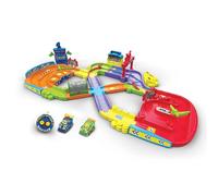 VTech - Tut Tut Bolides, Mon Premier Circuit Télécommandé avec Voiture RC Simon Super Champion et Voiture Léo Bolide Turbo, 11 Zones Magiques, Cadeau Enfant de 1 an à 5 Ans - Contenu en Français