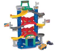 VTech - Tut Tut Bolides Série Pro, Super Tour Duo Challenge avec Voiture de Course Lenny As du Circuit, Circuit Voitures Enfant, 3 Zones Magiques, Cadeau Enfant de 2 Ans à 6 Ans - Contenu en Français