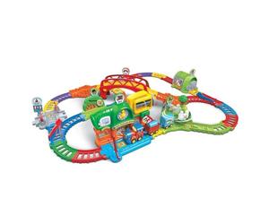 VTECH - TUT TUT BOLIDES - SUPER CIRCUIT TRAIN ÉDUCATIF (ADAM, TRAIN MARCHAND) - Multicolore