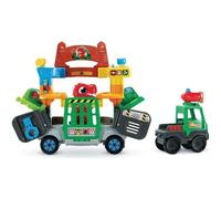 VTECH - Tut Tut Copains - Super Camion-Parc SOS Dinos - Filet à lancer - Rond magique - Arrêt automatique