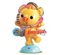 VTech Twist and Spin Lion, jouet musical pour jeu sensoriel, jouets éducatifs pour enfants, jouet interactif pour bébé avec lumières et chansons, ventouse, convient pour garçons et filles de 6 mois et