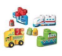 VTech VEHICULES Bla Blocks Jouet Premier Age, Construction, 80-605705, Multicolore