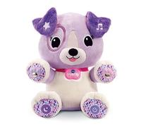 VTech - Violette, Mon Amie Pattes Magiques, Peluche Bébé Sensorielle et Musicale, Chien Interactif, Doudou Personnalisé avec Prénom, Cadeau Enfant Dès 1 an - Contenu en Français