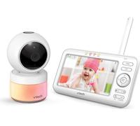 VTech VM5463, babyphone vidéo avec projecteur et caméra rotative