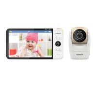 Vtech VM919 Moniteur de bébé HD - Moniteur vidéo pour bébé avec caméra Grand Angle - Image panoramique à 360°, vidéo HD, Son Clair, écran LCD Couleur 7" avec Fonction de Vision Nocturne, interphone