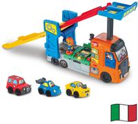 Vtech Vroom Vroom Go Maxi Camion Transporteur 3 En 1 Italien 1-5 Ans