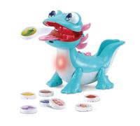 VTech - Zébulon, Mon Compagnon Glouton, Animal Interactif Axolotl Qui Parle, Chante, Mange et Réagit, Découverte en Couleurs des Émotions, Jouet Éducatif, Cadeau Enfant Dès 2 Ans - Contenu en Français