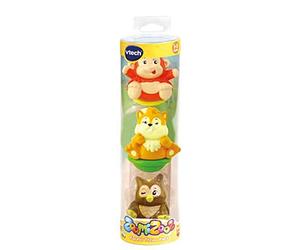 Vtech ZoomiZooz 80-439504 Lot de 3 Animaux de la forêt Multicolore