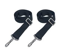 Vtete 2 PCS Adjustable Bimini Boat Top Straps with Loops and Single Snap Hook - 70cm 150cm Stainless Steel Boat Awning Hardware