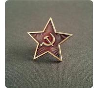 VTgclt Marteau et Faucille Russe révolution d’Octobre médaille en métal Communiste épaulette Insigne de Casquette #715