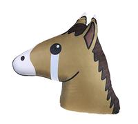 VTIDOBE 50 cm Funny Sand Sculpture Cheval Peluche Jouet PP Coton Peluche Animal en Peluche pour Poupée Spoof Coussin Coussin Décoration Maison Coussin Coussin Décoration Maison