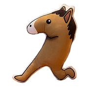 VTIDOBE 50 cm Funny Sand Sculpture Cheval Peluche Jouet PP Coton Peluche Animal en Peluche pour Poupée Spoof Coussin Coussin Décoration Maison Coussin Coussin Décoration Maison