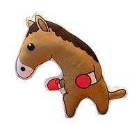 VTIDOBE 50 cm Funny Sand Sculpture Cheval Peluche Jouet PP Coton Peluche Animal en Peluche pour Poupée Spoof Coussin Coussin Décoration Maison Coussin Coussin Décoration Maison