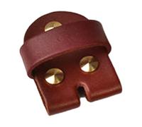 VTIDOBE Connecteur de boucle de ceinture en cuir avec accessoires d'entretien pour ceintures artisanales, Marron rougeâtre 36 mm, M