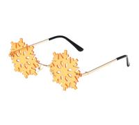VTIDOBE Flocon de neige coloré tendance sans bord pour filles en bord de mer pour prendre des photos de Noël ou de camping
