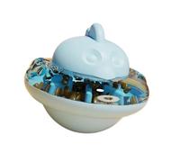 VTIDOBE Fun Pet Balle distributrice de nourriture lente encourage l'exercice et l'intelligence avec trou réglable Jouet puzzle pour chats