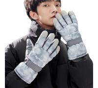 VTIDOBE Gants de ski chauds et longs poignets imperméables pour adultes à porter par temps froid
