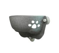 VTIDOBE Hamac suspendu en feutre doux pour chat - Décoration d'habitat pour animal domestique - Lit de fenêtre - Literie d'hiver