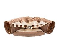 VTIDOBE Lit souple pour chat Tunnel pour jeu Tunnel Tube Polyester Cachette Tunnel froissé pour petit animal domestique