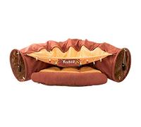 VTIDOBE Lit souple pour chat Tunnel pour jeu Tunnel Tube Polyester Cachette Tunnel froissé pour petit animal domestique