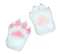VTIDOBE Lot de 2 gants de cosplay en peluche avec pattes d'ours en peluche pour cosplay, b, M