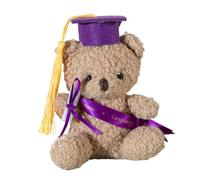VTIDOBE Ours en peluche dans un chapeau de remise de diplôme Bachelors Graduation Hat Commencements Graduation Bear Toy
