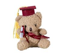 VTIDOBE Ours en peluche dans un chapeau de remise de diplôme Bachelors Graduation Hat Commencements Graduation Bear Toy