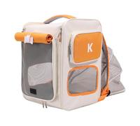 VTIDOBE Sac à dos pour animal domestique, sac de transport pour chat, sac de transport doux, grande capacité avec fenêtre, respirant, sac de transport pour animaux de compagnie
