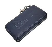 VTIDOBE Sac de rangement pour leurres de pêche à la mouche, cuillère à appâts, sac en cuir, truite, poisson, hameçon, étui rigide, DB, Moderne