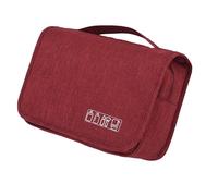 VTIDOBE Trousse de toilette à suspendre, pliable, étanche, grande capacité, trousse de toilette de voyage, sac de rasage, Wr, Moderne