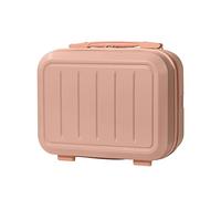 VTIDOBE Valise de voyage de 35,6 cm, trousse de maquillage portable avec poignée pour femmes et filles, rose, Moderne