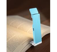 VTIGER lampe de table rechargeable pour la lecture au lit clip LED lampe de lecture réglable en 3 couleurs et 4 luminosité durable portable bookmark Light pour les fans de livres et les enfants