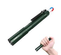 VTIGER T2A Lampe Torche EDC Compacte 1500 Lumens - LED Rechargeable AA, Super Lumineuse avec Interrupteur Arrière Tactique et Aimant pour Camping, Randonnée, Extérieur, Maison, Urgences