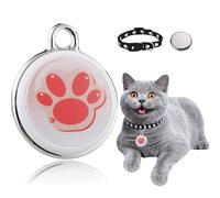 Vtizikl Collier de suivi GPS pour chat sans frais mensuels, traqueur d'animaux de compagnie pour chats avec étanchéité IP65, mignon et autonomie de 360 jours, traqueur de chat GPS Tractive de suivi