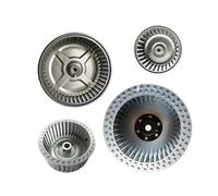 VTMTZVLVAD Turbine à aubes centrifuges, pales de moteur, arbre turbine ventilateur, en aluminium, petite roue , multipales joyous(Clockwise,108X50X8-Insert)