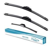 VTOGOI Wiper Blades With Rear Wiper Blades Set For Hyundai Elantra 2012-2016,Automotive Replacement Windshield Wiper Blades, That Meet OEM Quality Easy DIY Install 28"+14"+13" (Set of 3)