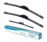 VTOGOI Wiper Blades With Rear Wiper Blades Set For Hyundai Veloster 2012-2017 Automotive Replacement Windshield Wiper Blades,That Meet OEM Quality Easy DIY Install 26"+18"+9"(Set of 3)