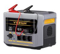 VTOMAN FlashSpeed 2400 - Station d'alimentation portable avec câble de secours, 2400 W CA (3200 W crête), batterie LiFePO₄ de 1408 Wh, extensible jusqu'à 2688 Wh, charge rapide en 1 heure, générateur