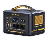VTOMAN Jump 1500X Station électrique Portable 1500W - 828Wh Generateur Electrique Portable LiFePO4 Batterie Générateur, Dual PD 100W Typ-C Sortie, Capacité Extensible à 2376Wh pour Camping Extérieur