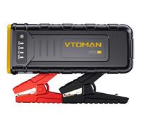 VTOMAN V10 Pro 4500A Booster Batterie Voiture Puissant, 12V Demarreur Batterie Voiture (Jusqu’à Tous Essence/10.0L Diesel), avec Intelligentes Câbles de Démarrage pour Auto, Lampe LED (4500A-V7)