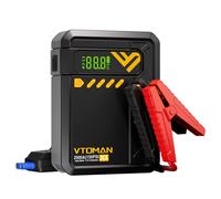 Vtoman X4 Démarreur De Voiture 2500a 12v Avec Gonfleur De Pneus 150psi, Batterie Externe 10000mah, Lampe Torche Led, Pour Moteurs Essence 8,5l Et Diesel 6l (Voitures, Camions, Motos)