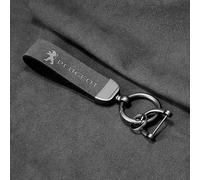 VTRWLMWN Porte Cle Voiture, pour Peugeot 206 207 208 306 307 108 2008 3008 Porte Clef Multifonction Cuir Pochette Porte Clef Portable,A